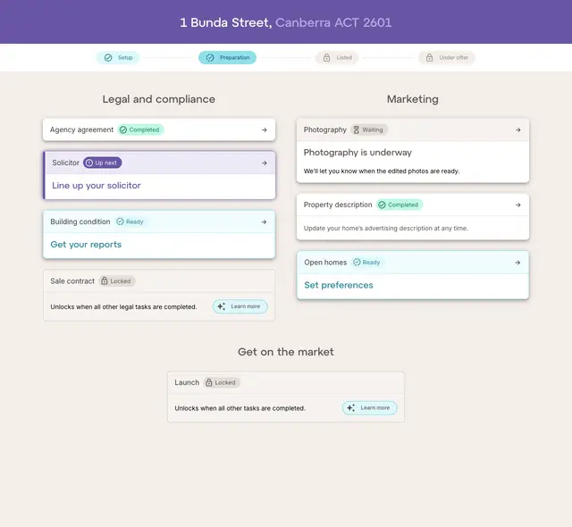Lystr campaign preparation dashboard